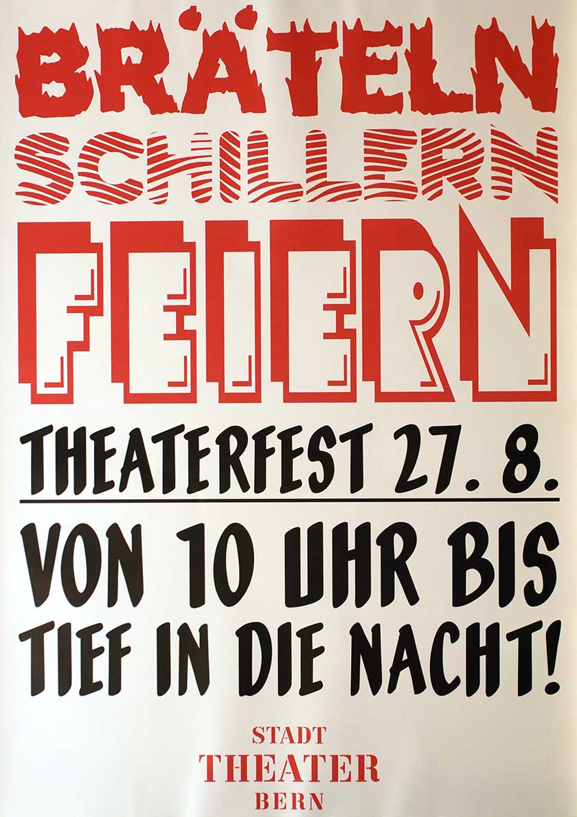 Bräteln, schillern, feiern