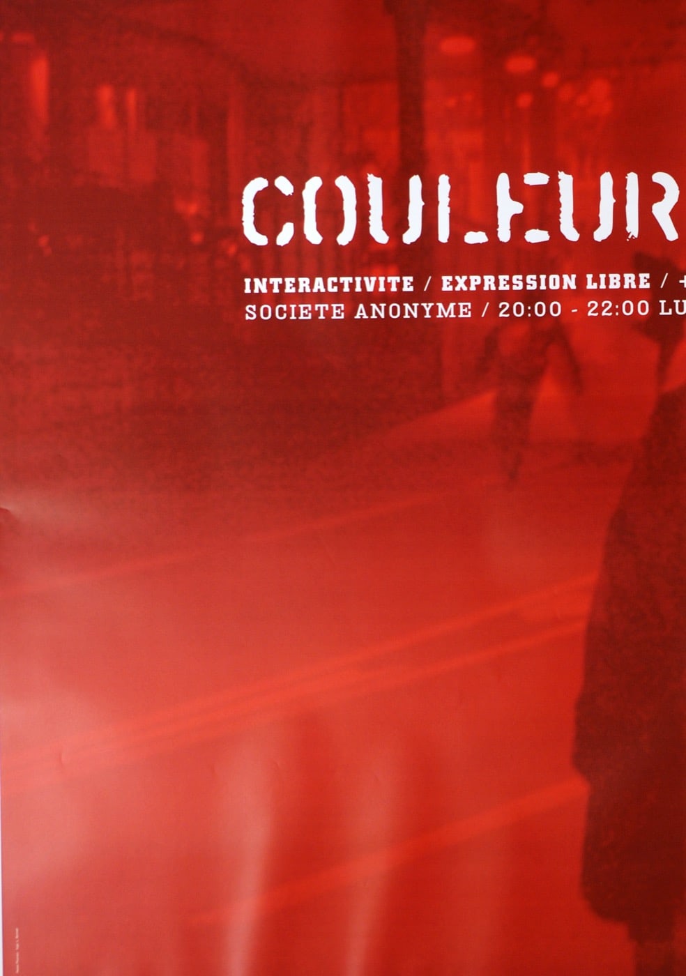 Couleur Rage (B12) – by Atelier Poisson – 2003 – World – Silkscreen – Red [#1098]