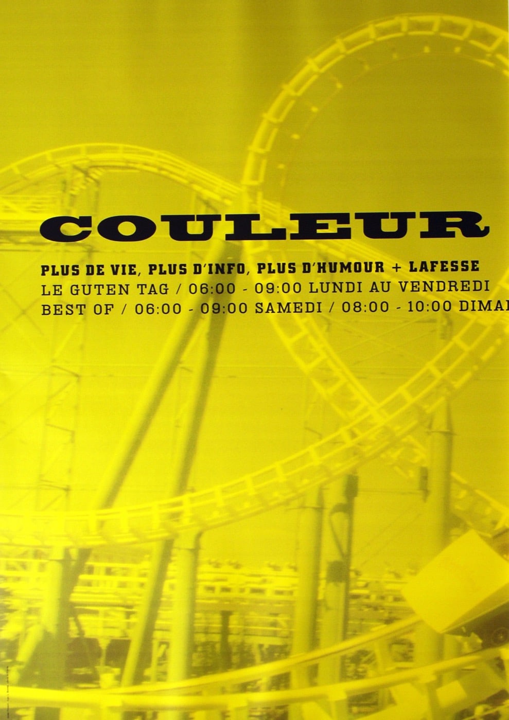 Couleur Matin (B12) – by Atelier Poisson – 2003 – World – Silkscreen – Yellow [#1100]