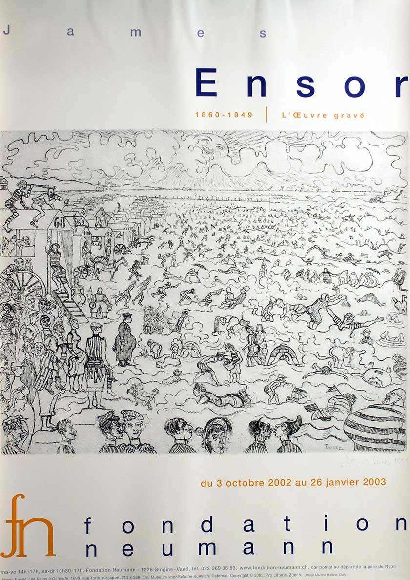 James Ensor (Les bains à Ostende)