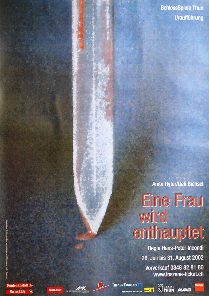 Eine Frau wird enthauptet