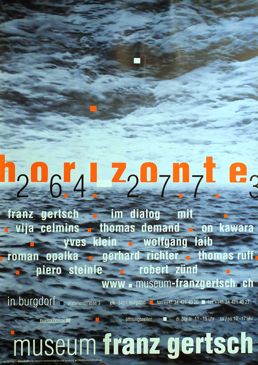 Horizonte. Franz Gertsch im Dialog mit ..