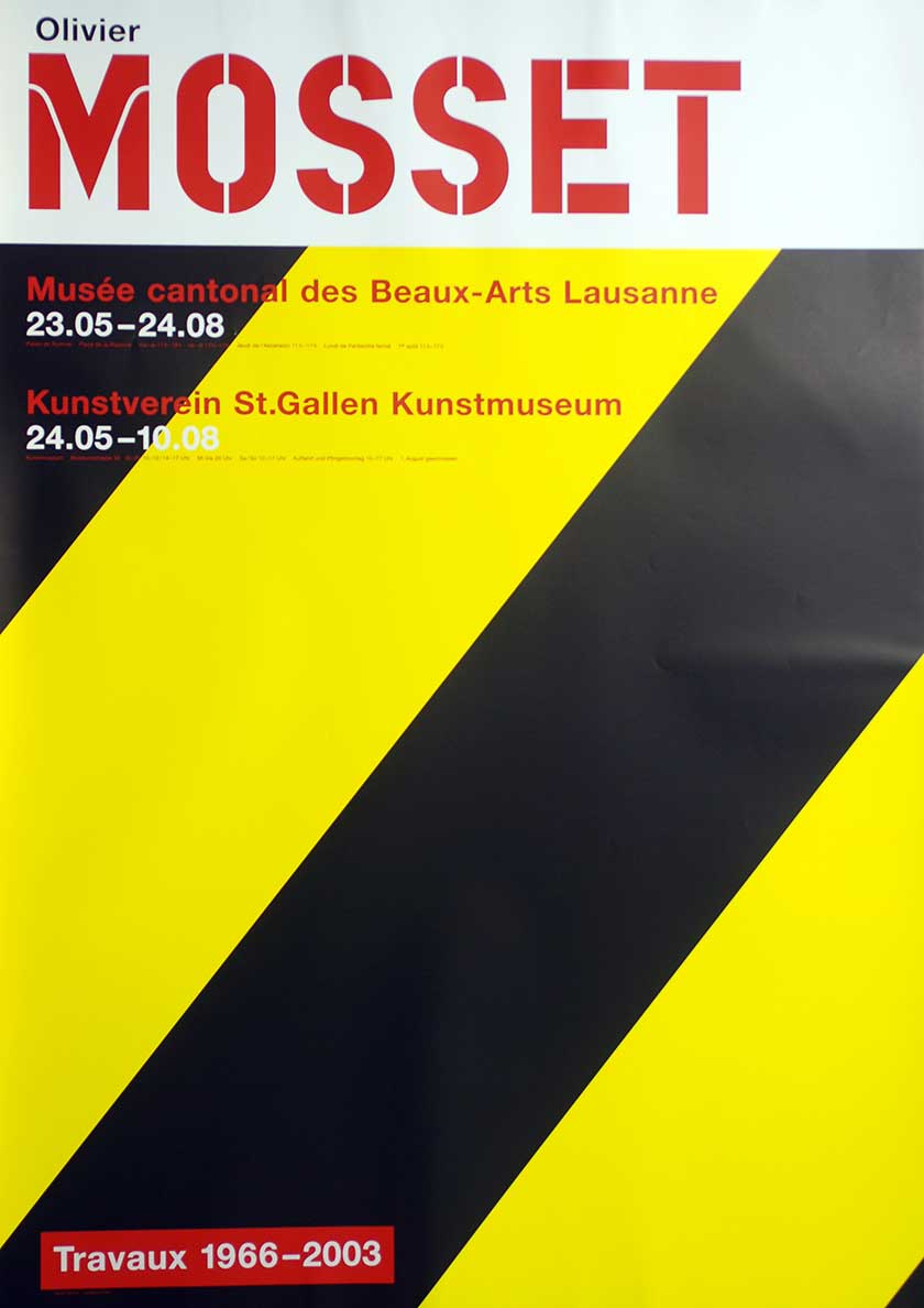Olivier Mosset, Travaux 1966–2003