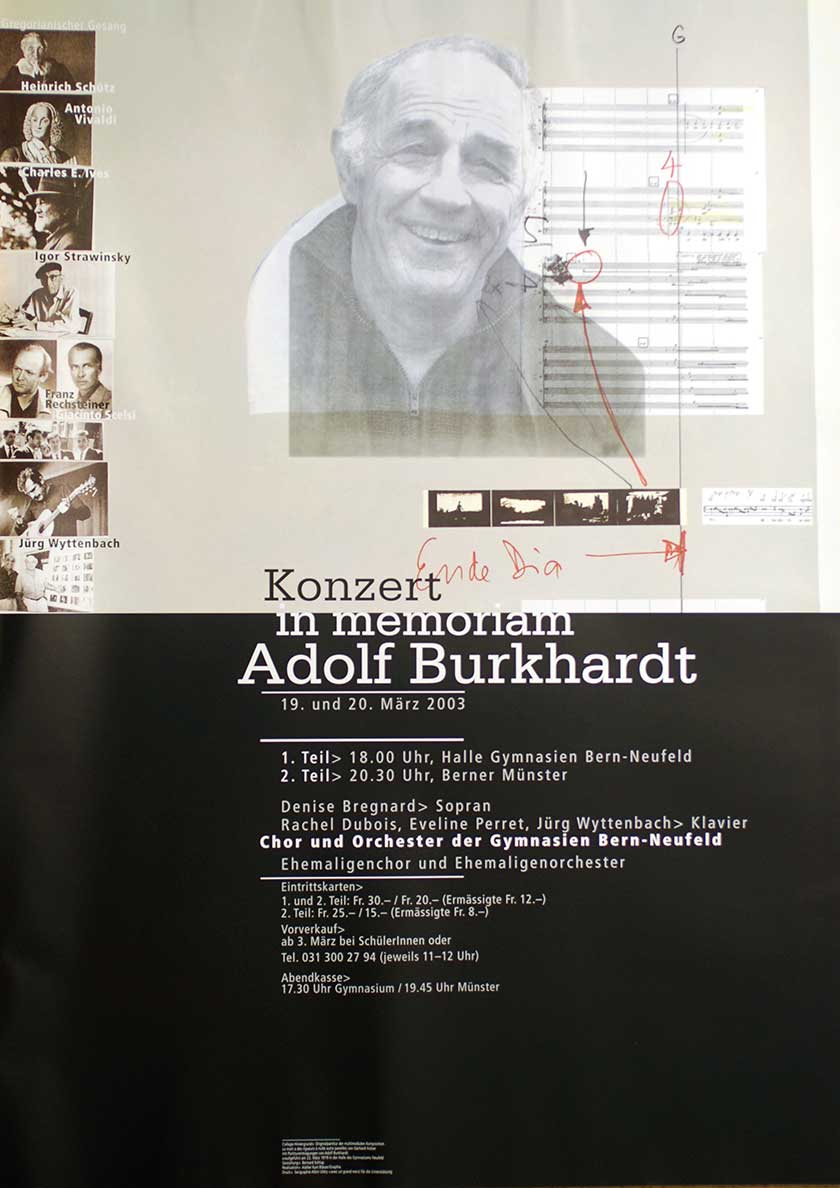 Konzert in memoriam Adolf Burkhardt
