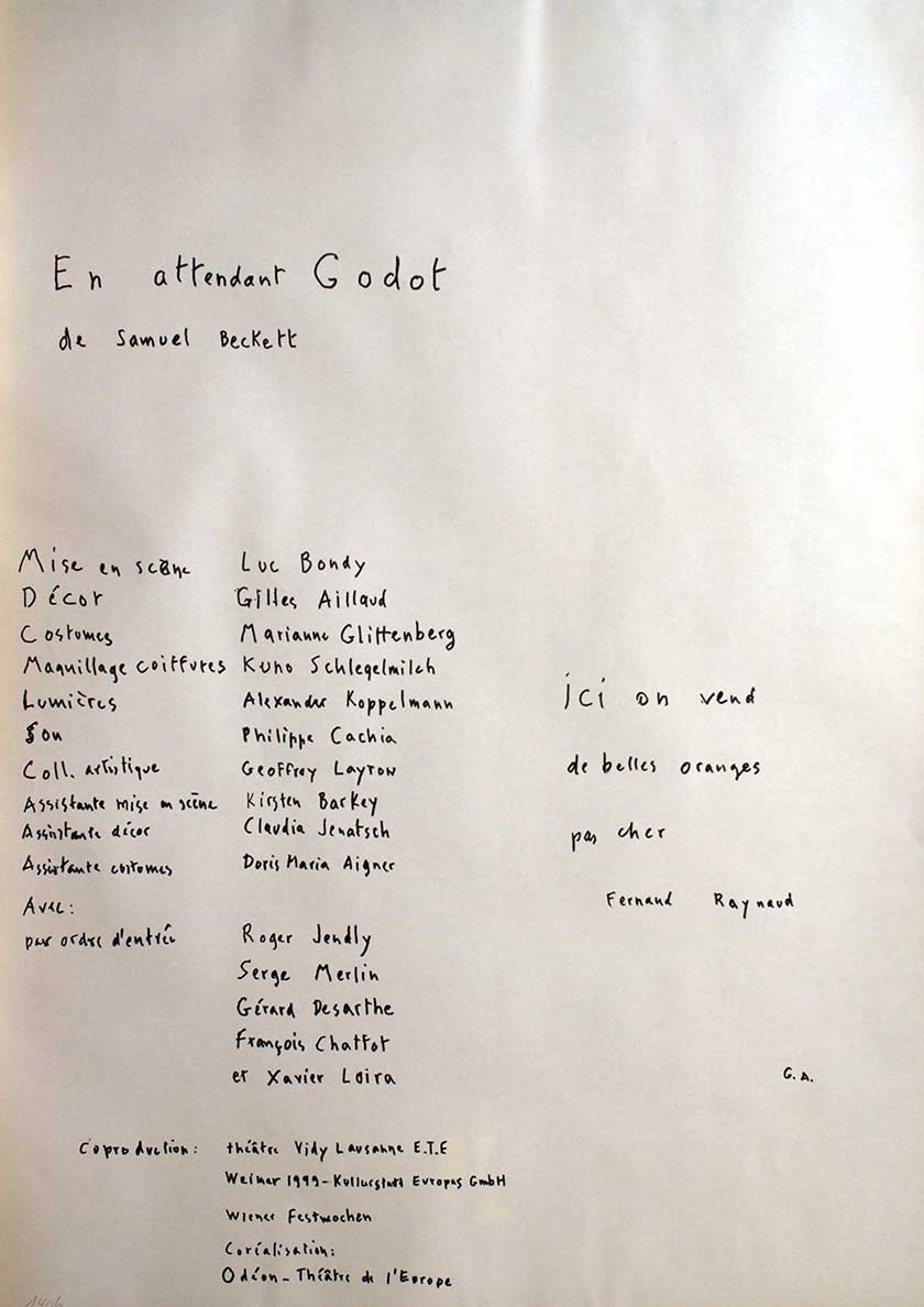 En attendant Godot (Rückseite)