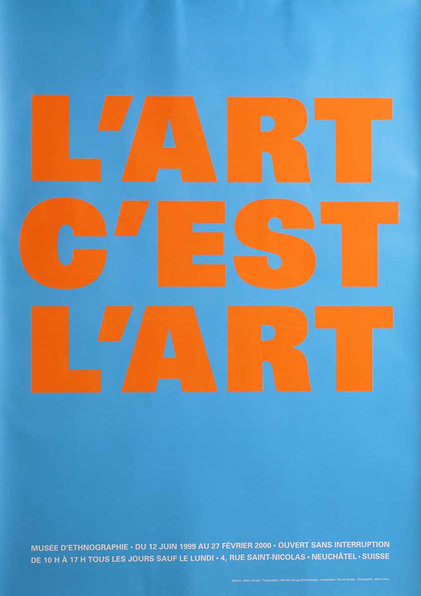 L'art c'est l'art