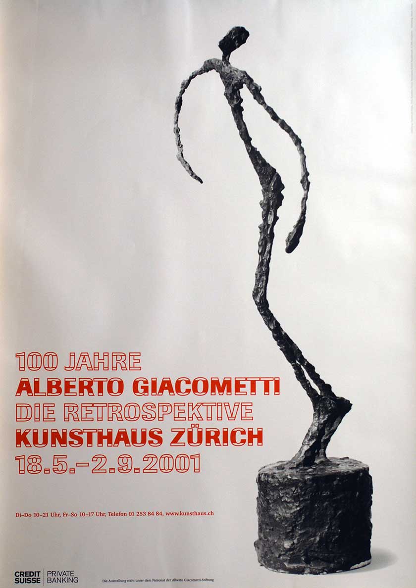 100 Jahre Alberto Giacometti (Taumelnder Mann)