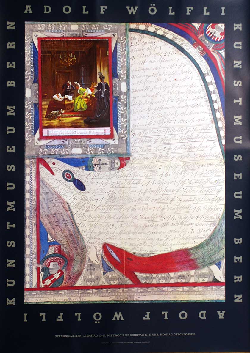 Adolf Wölfli, An der Wiege Friedrich des Grossen, 1918