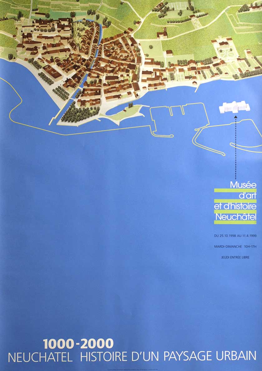 1000–2000, Neuchâtel, Histoire d'un paysage urbain