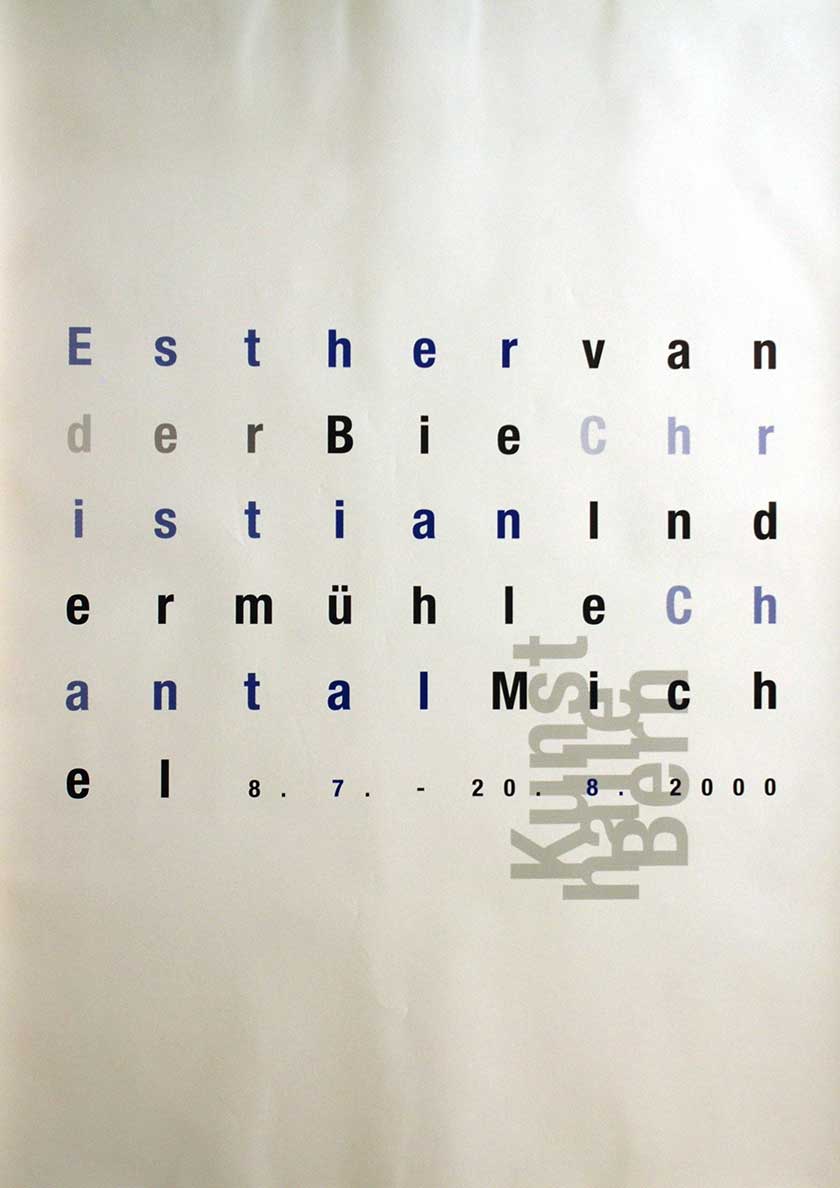 Esther  van der Bie, Christian Indermühle, Chantal Michel
