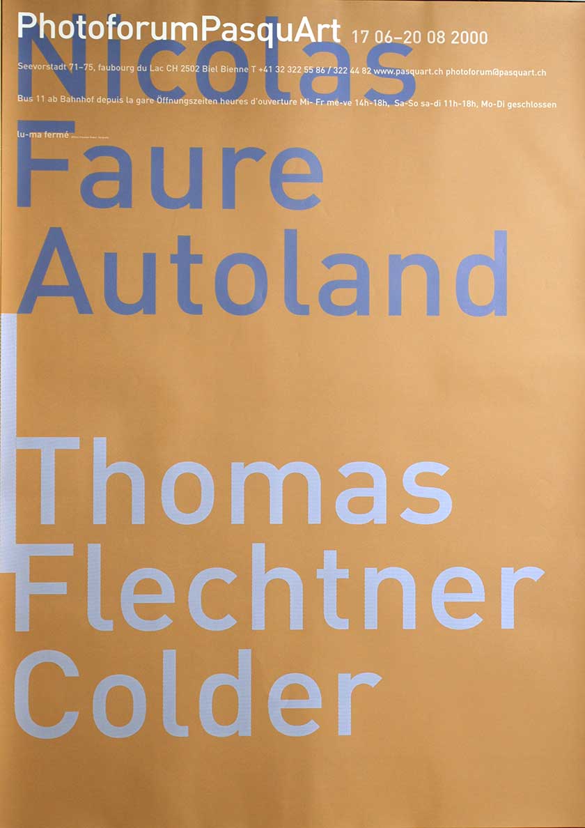Nicolas Faure Autoland / Thomas Flechtner Colder