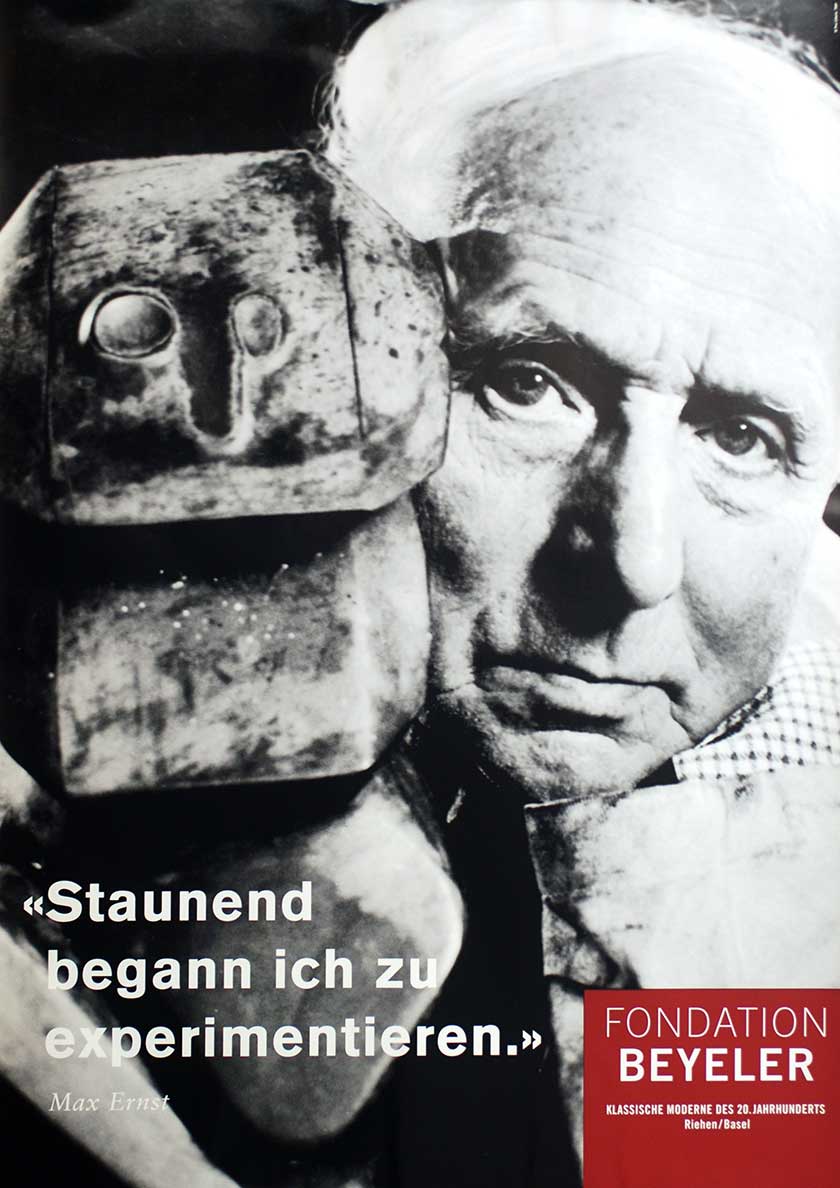 Max Ernst: «Staunend begann ich zu experimentieren».