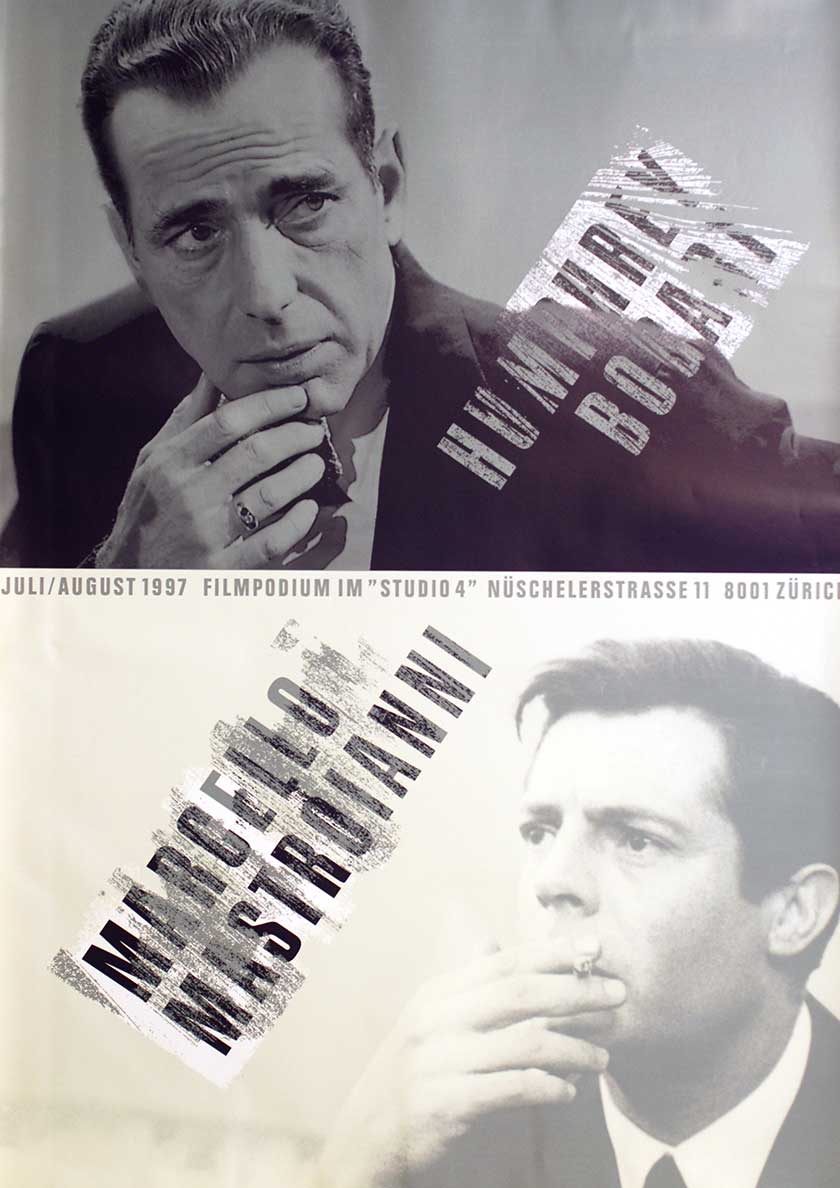 Humphrey Bogart / Marcello Mastroianni