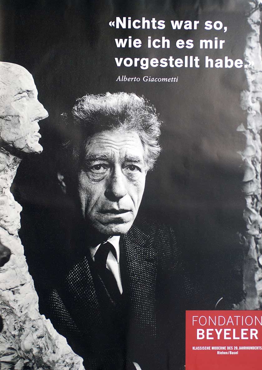 Alberto Giacometti: «Nichts war so, wie ich es mir vorgestellt habe.»