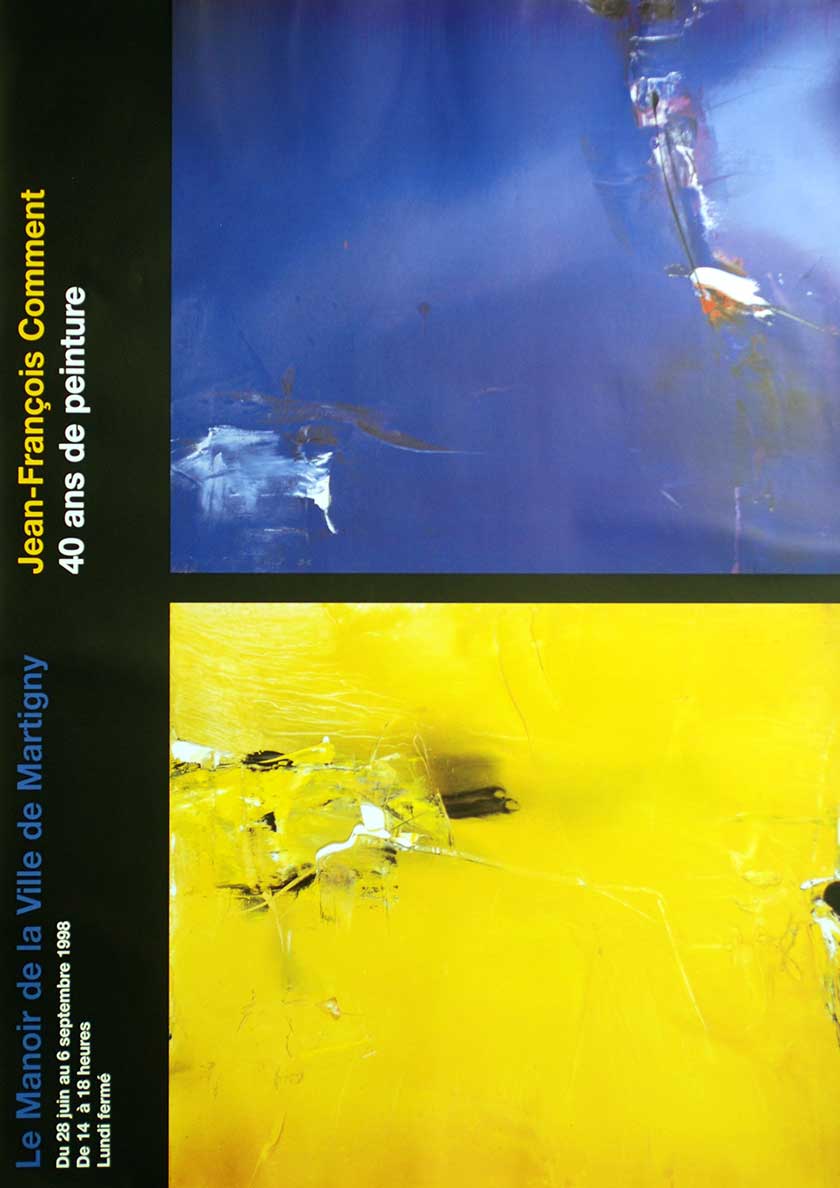 Jean-Francois Comment, 40 ans de peinture