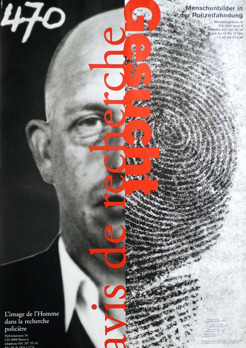 Gesucht, Menschenbilder in der Polizeifahndung