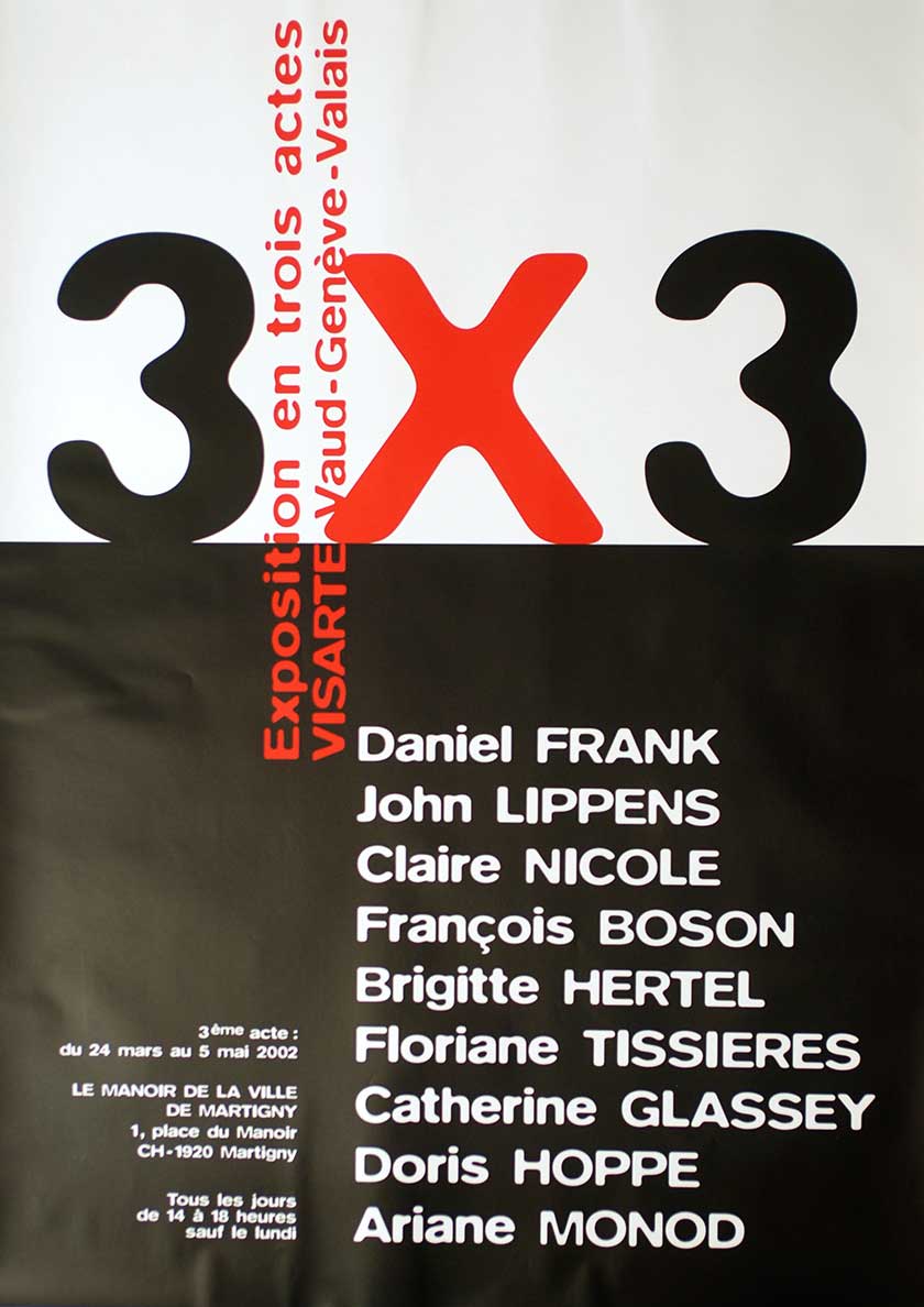 3x3, Exposition en trois actes