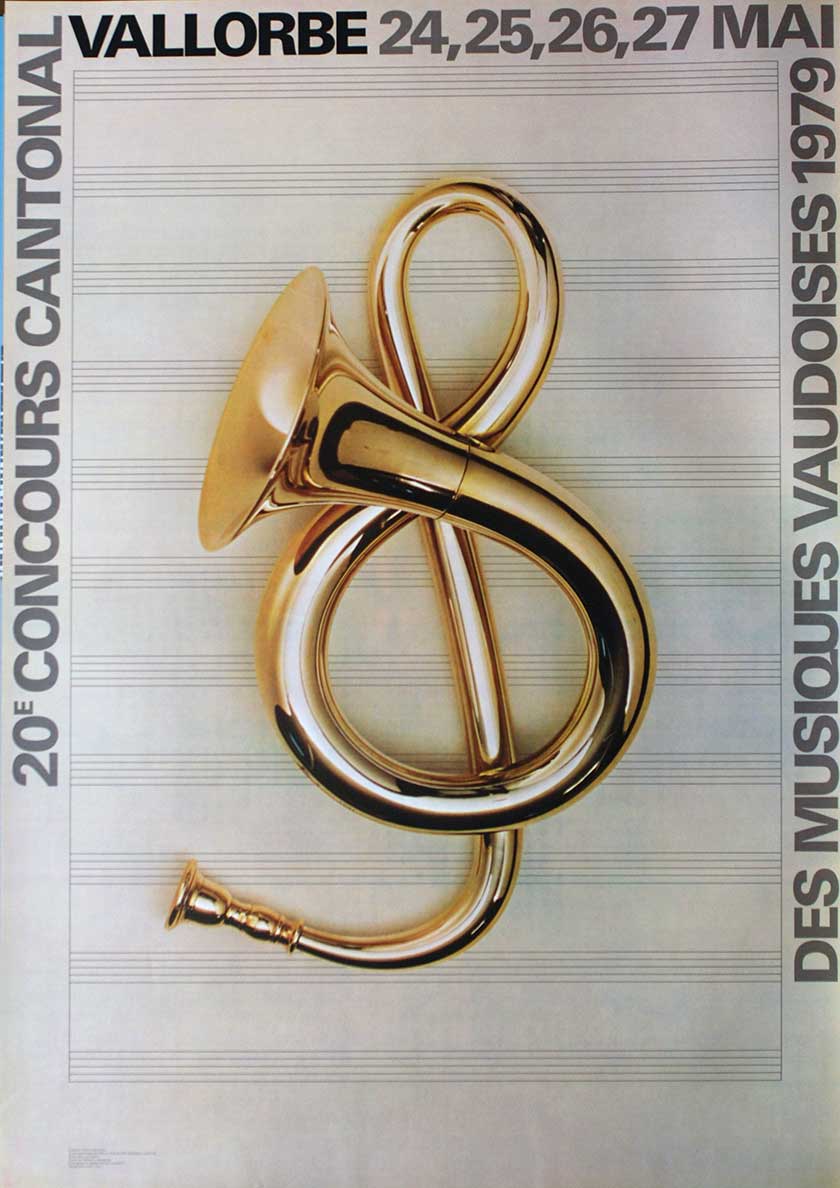 20e Concours cantonal des musiques vaudoises 1979