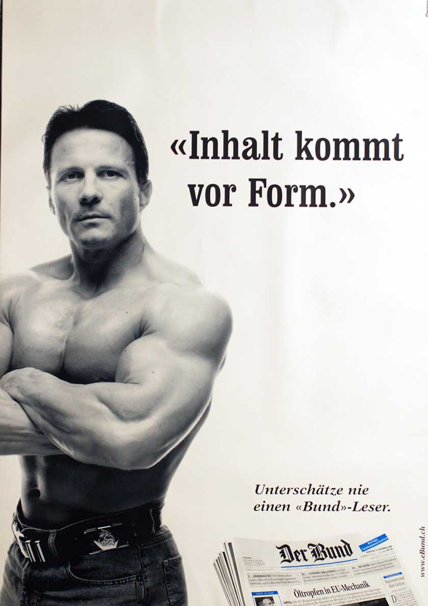 «Inhalt kommt vor Form.»