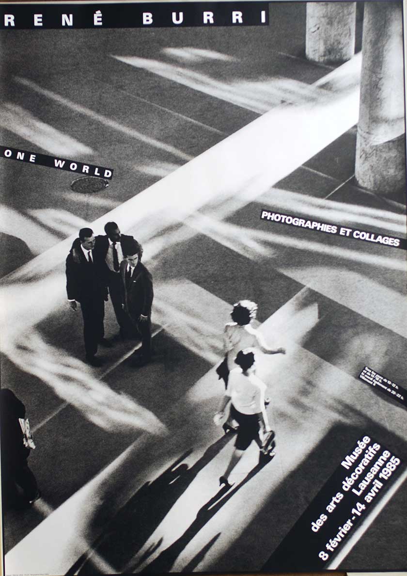 René Burri, One World, Photographies et Collages