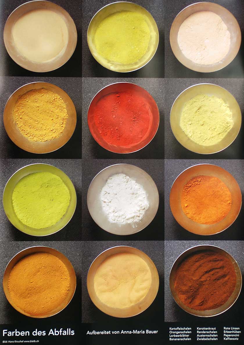 Farben des Abfalls (12 Schalen)