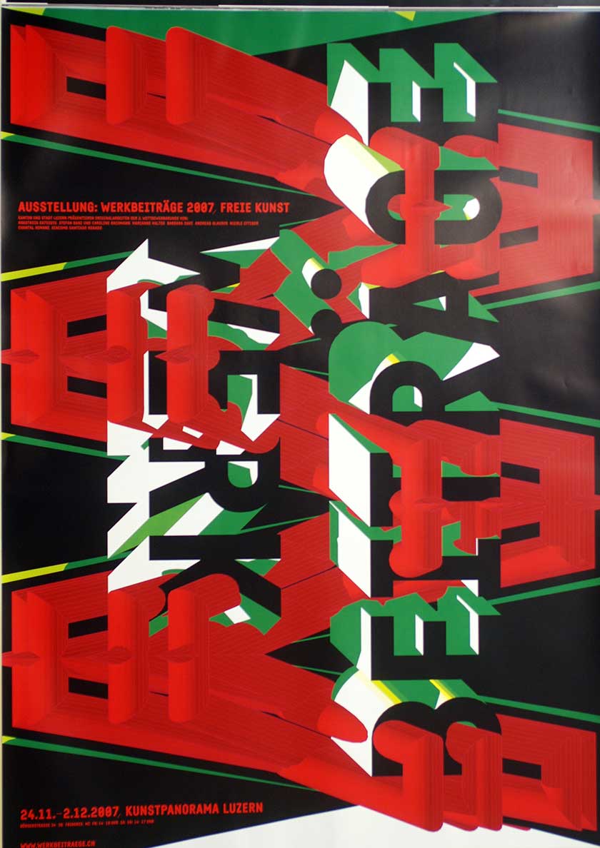 Werkbeiträge 2007, Freie Kunst