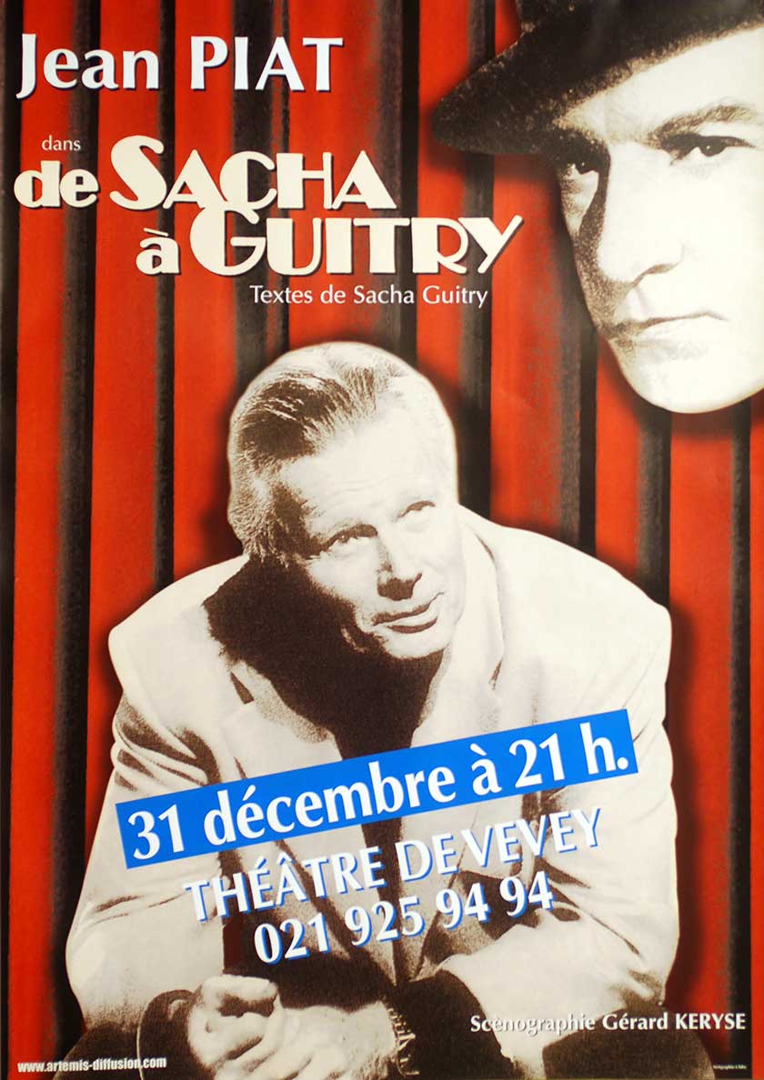 Jean Piat dans de Sacha à Guitry