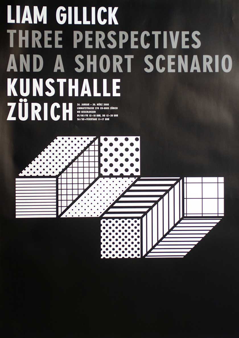 Liam Gillick, Three perspectives and a short scenario