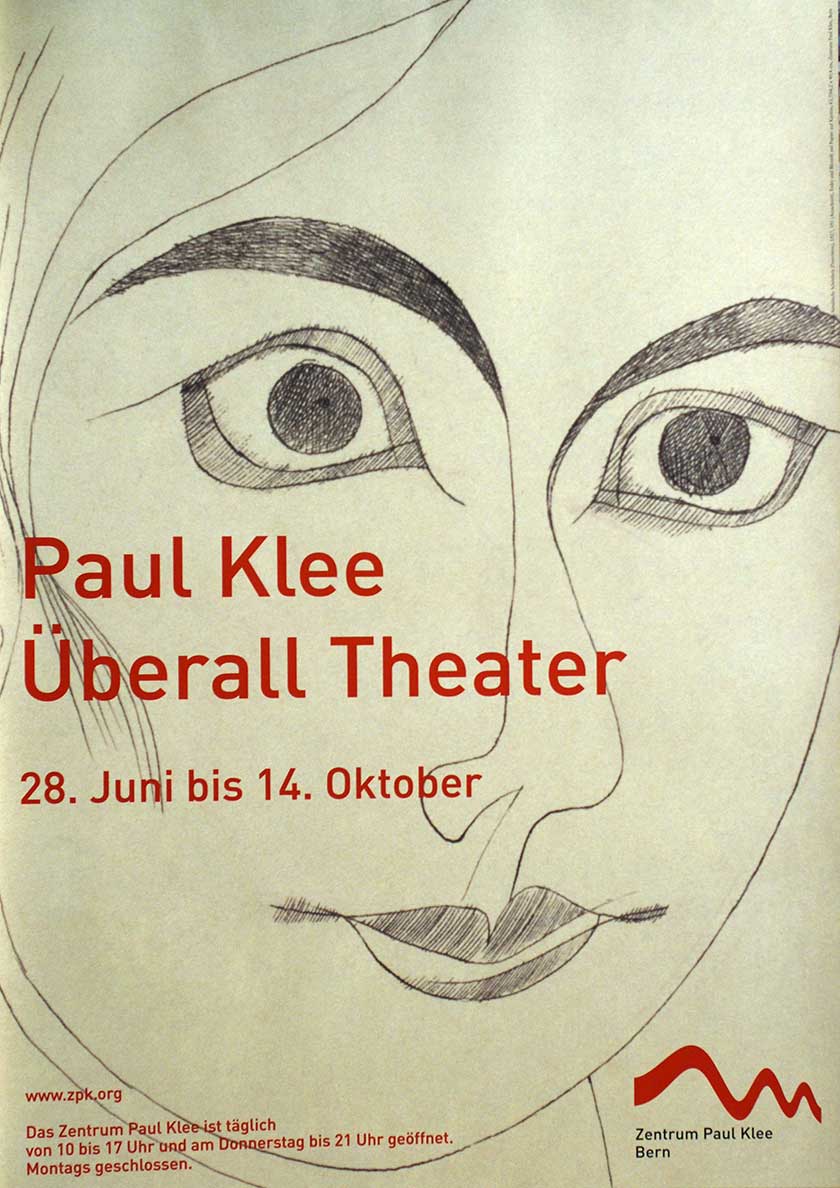 Paul Klee, Überall Theater (semitische Schönheit)