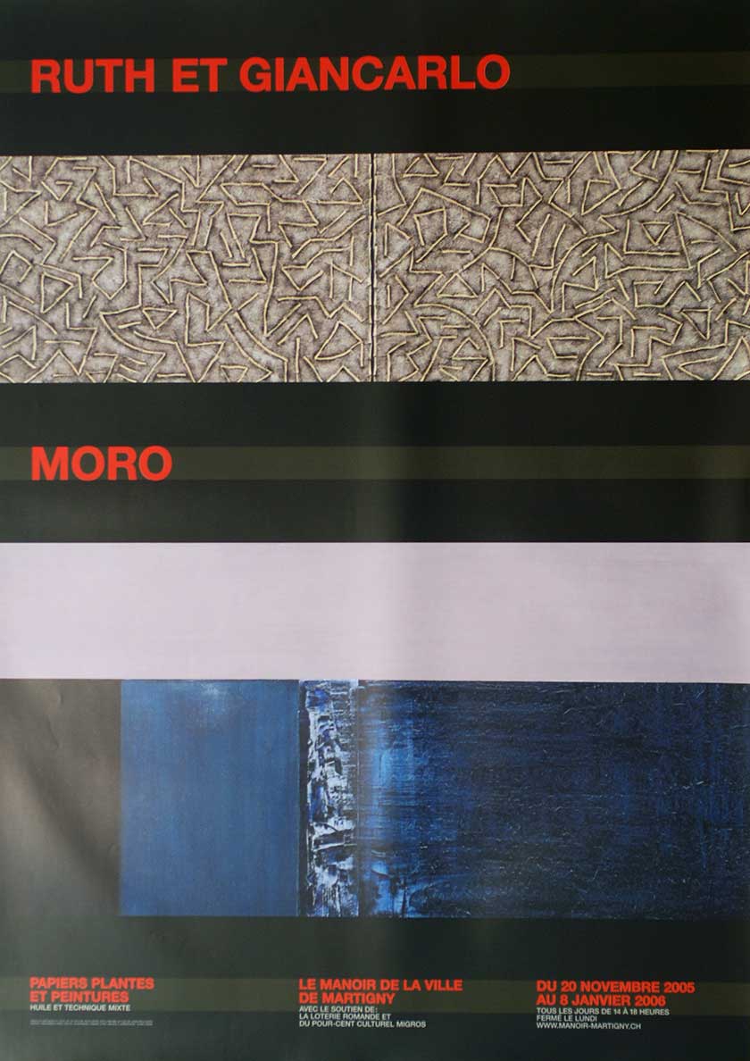Ruth et Giancarlo Moro, Papiers plantes et peintures