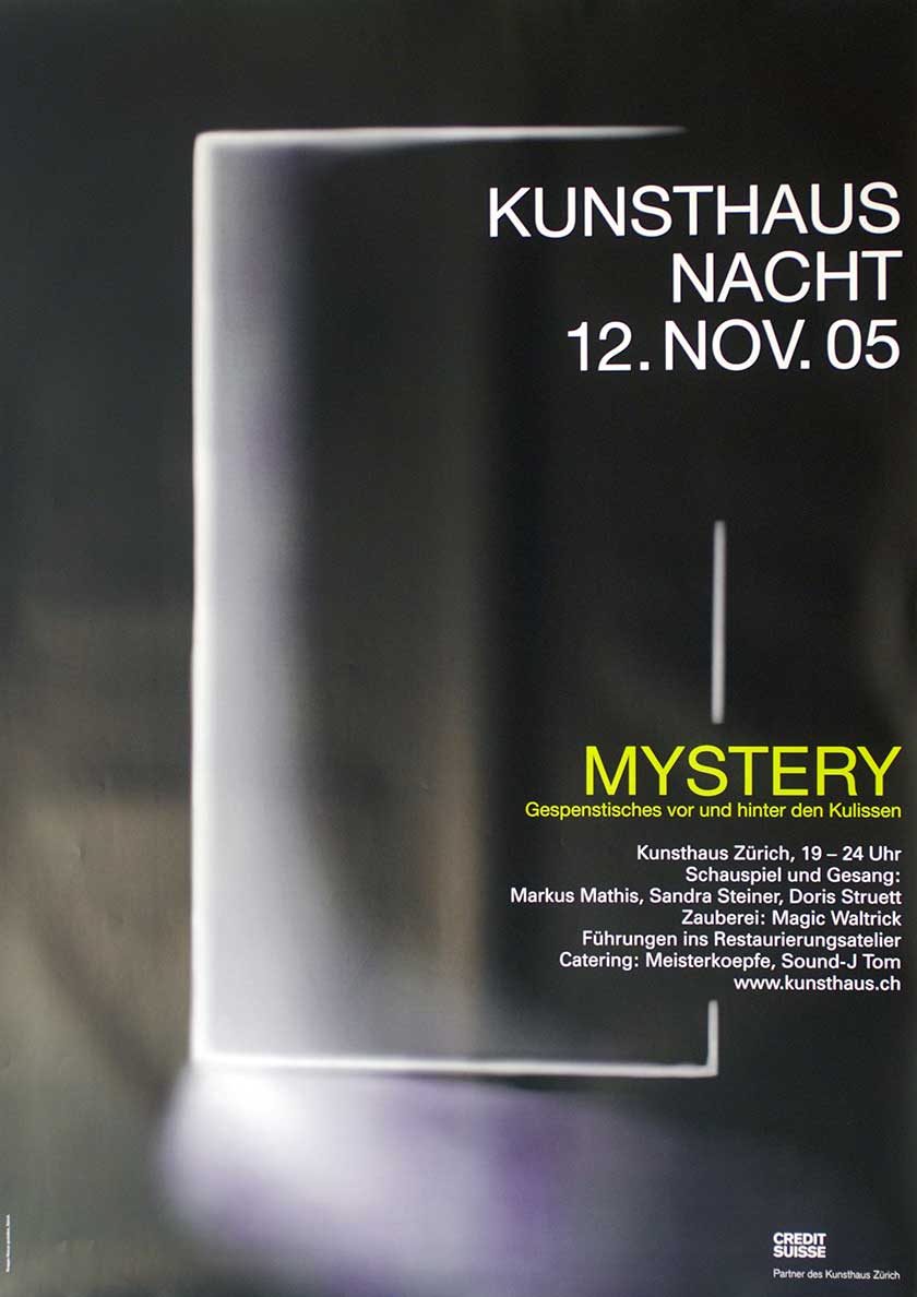 Mystery, Kunsthausnacht