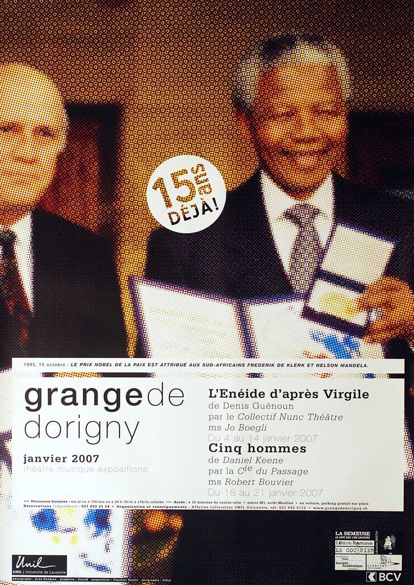 L'Enéide d'après Virgile, Cinq hommes (Mandela / de Clerc)