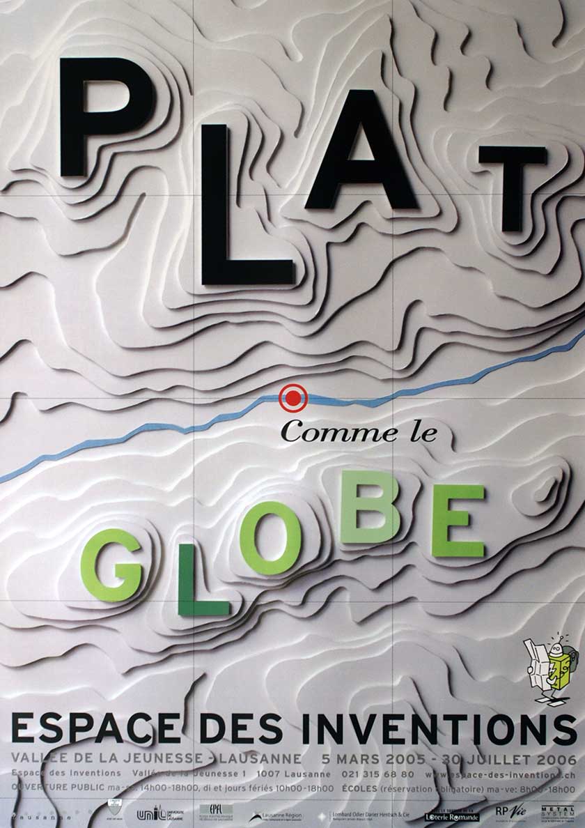 Plat comme le Globe