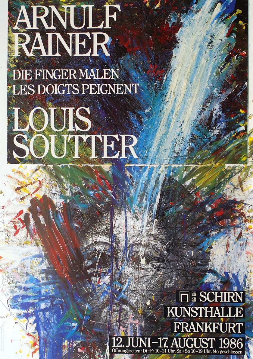 Arnulf Rainer / Louis Soutter, Die Finger malen