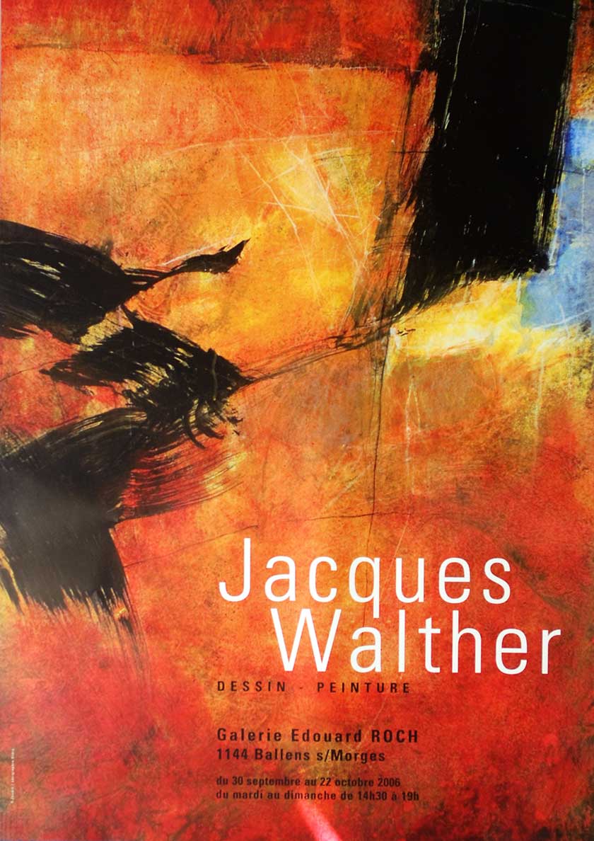 Jacques Walther, Dessin, Peinture