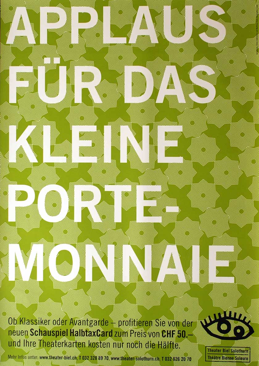 Applaus für das kleine Portemonnaie