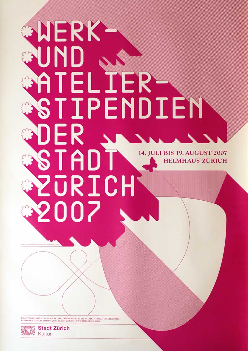 Werk- und Atelierstipendien der Stadt Zürich 2007