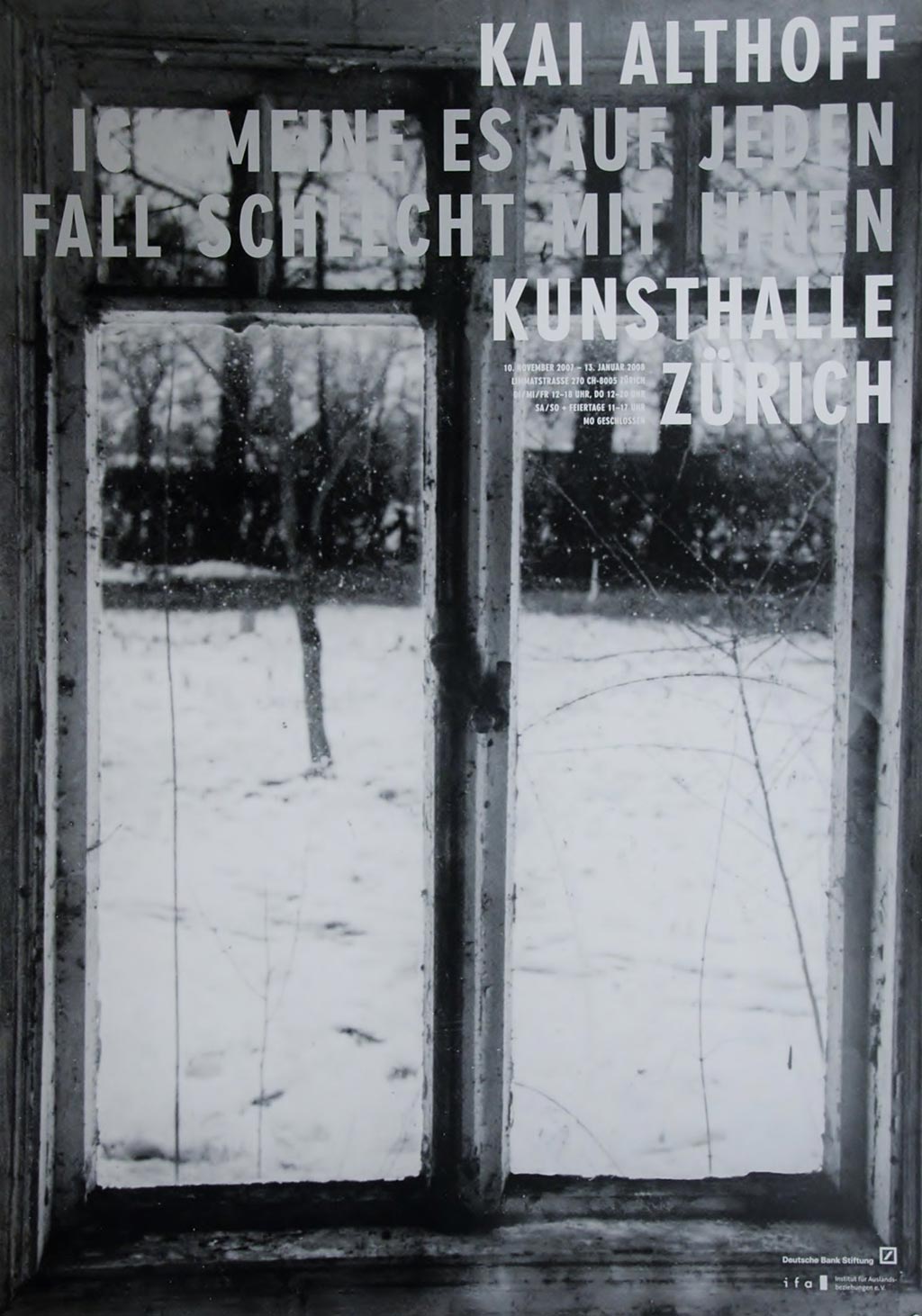 Kai Althoff, Ich meine es auf jeden Fall schlecht mit ihnen