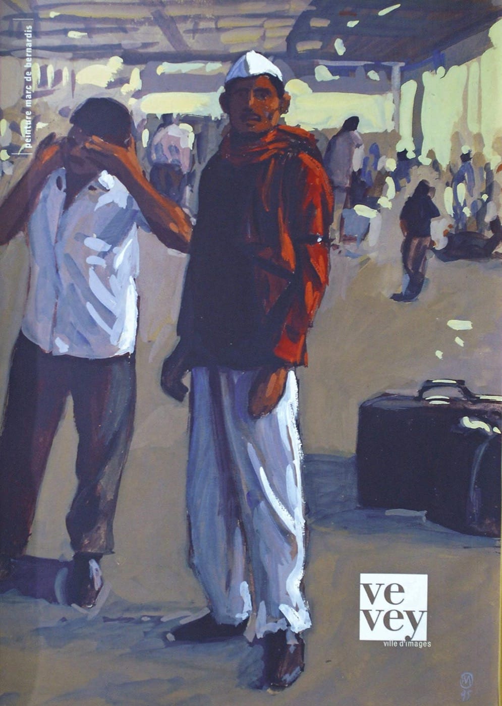 Vevey, ville d'images (peinture marc de bernardis)