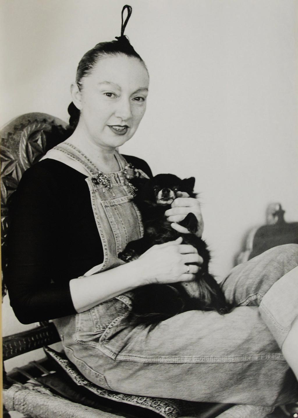 Portrait Frau mit Hund