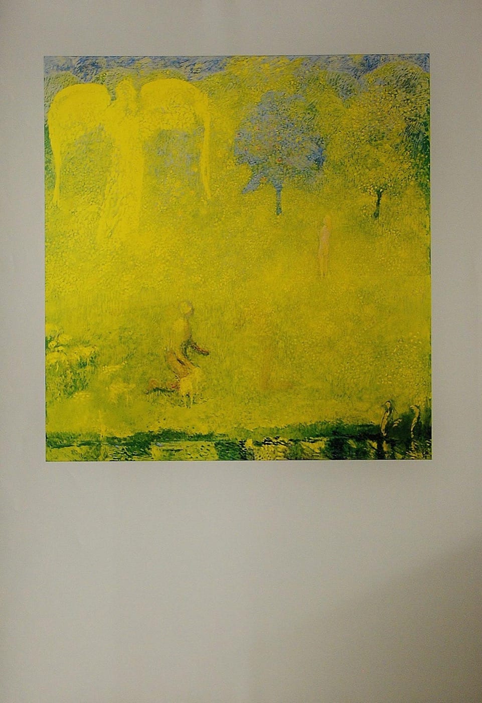 Landschaft mit Engel