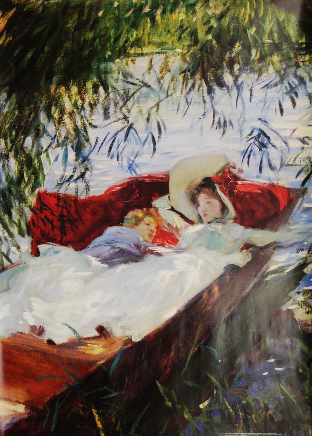 Une femme et un enfant endormis