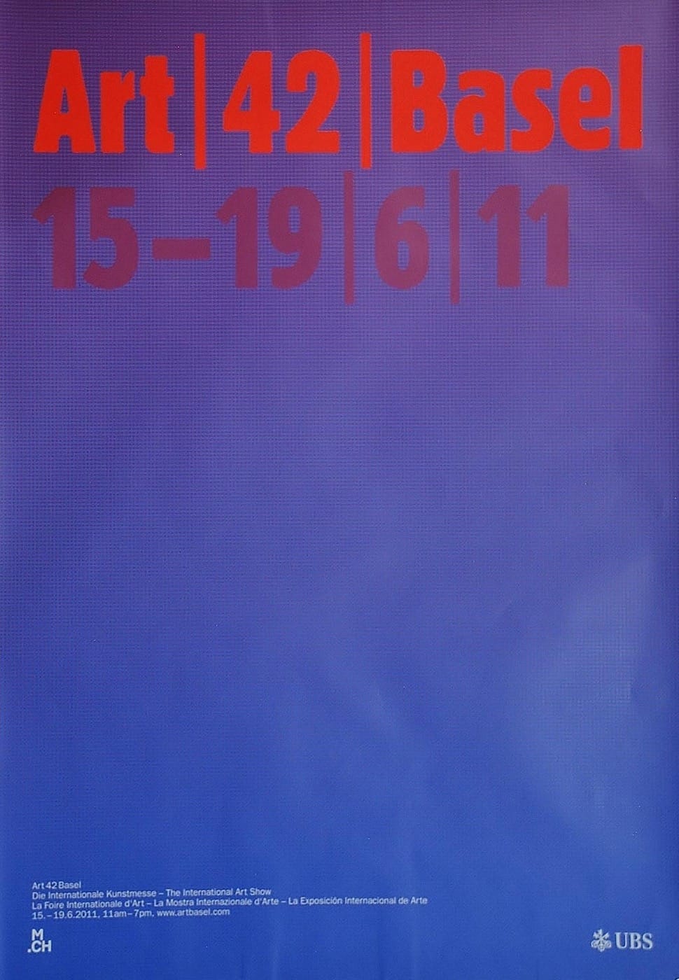Art 42 Basel (Rot auf Blau)