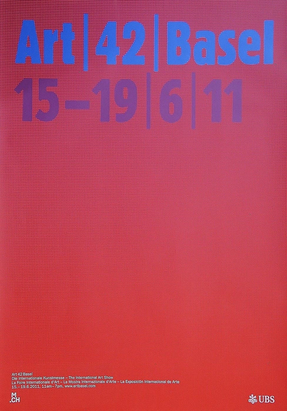 Art 42 Basel (Blau auf Rot)