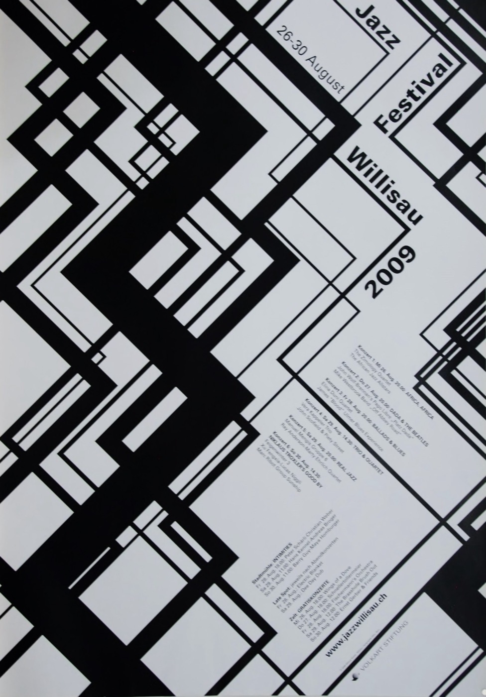 Niklaus Troxler: Jazzfestival Willisau 2009