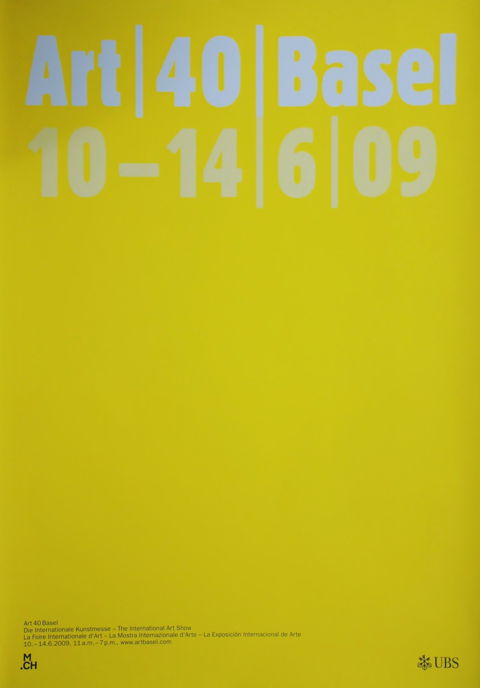 Art 40 Basel (weiss auf gelb)