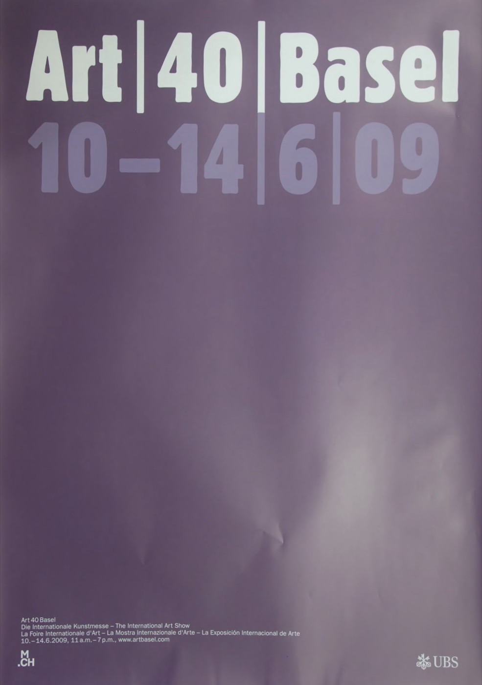 Art 40 Basel (weiss auf viollett)