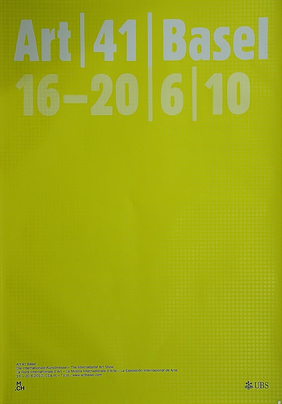 Art 41 Basel (weiss auf gelb)