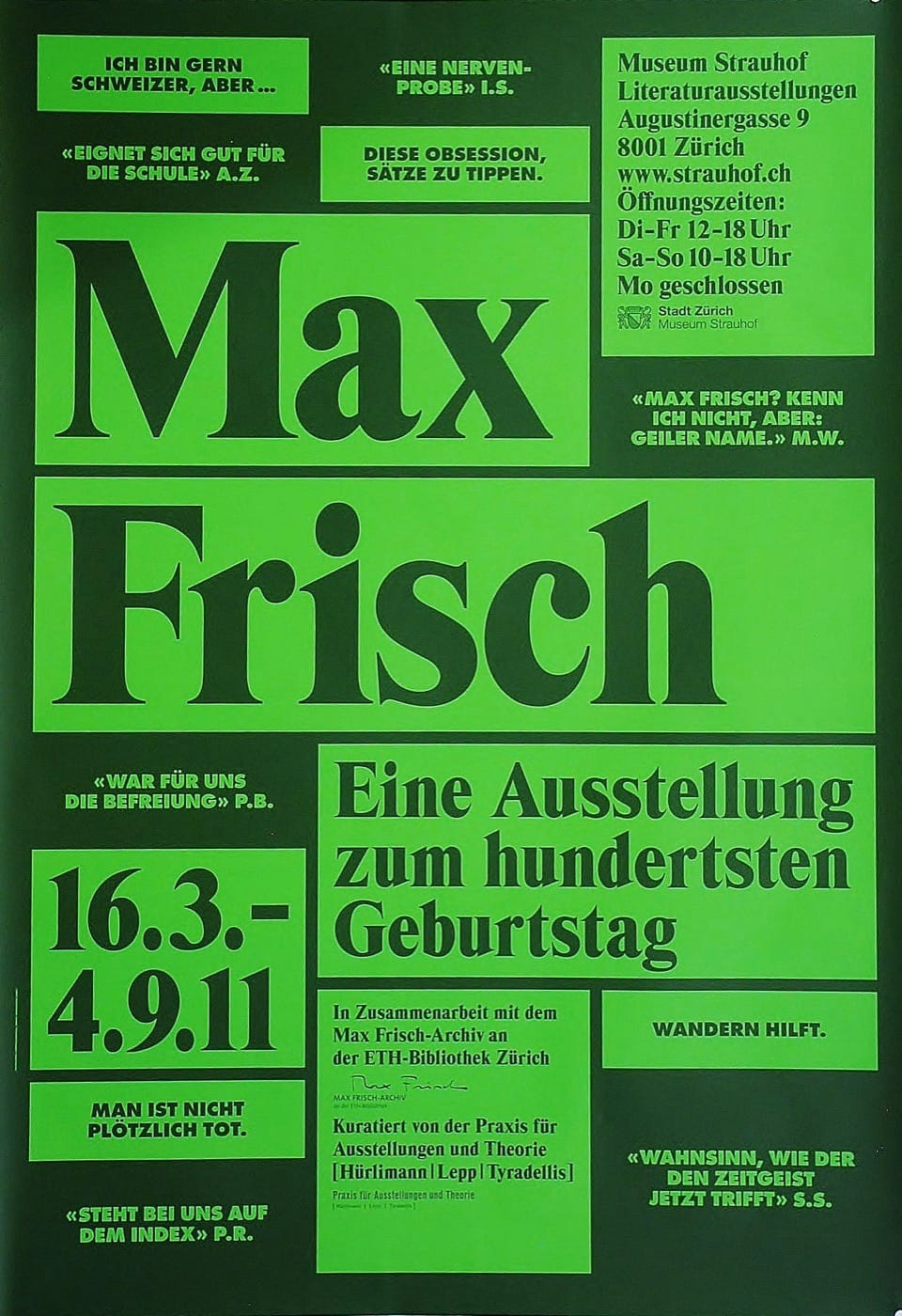 Max Frisch, Version grün