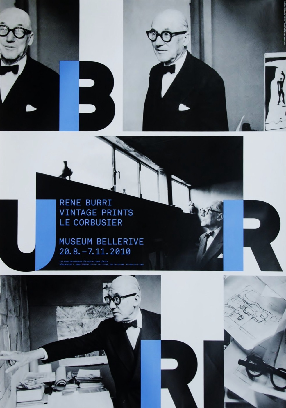 Rene Burri. Vintage Prints. Le Corbusier